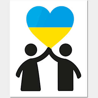 Together with Ukraine Posters and Art